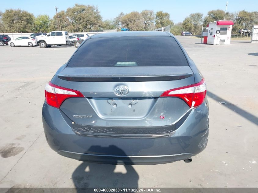 2016 Toyota Corolla S VIN: 5YFBURHE5GP475631 Lot: 40802833