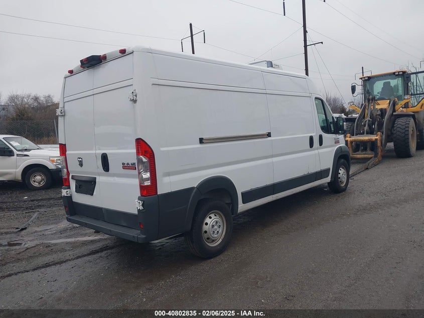 Vin: 3c6trvdg4je154184, lot: 41292350, ram promaster 2500 high roof 159 wb 20184
