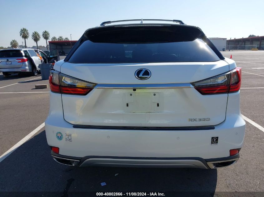 2020 Lexus Rx 350 VIN: 2T2HZMAA5LC165376 Lot: 40802866