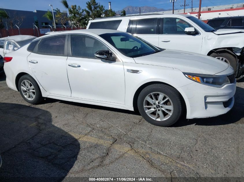 2016 Kia Optima Lx VIN: 5XXGT4L37GG048784 Lot: 40802874