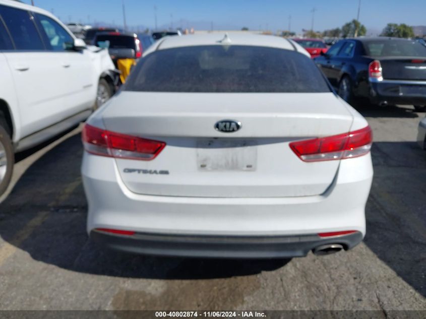 2016 Kia Optima Lx VIN: 5XXGT4L37GG048784 Lot: 40802874