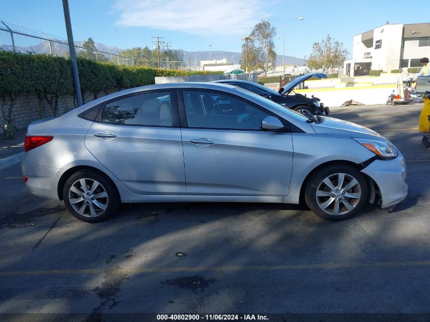 2014 Hyundai Accent Gls VIN: KMHCU4AE3EU591701 Lot: 40802900