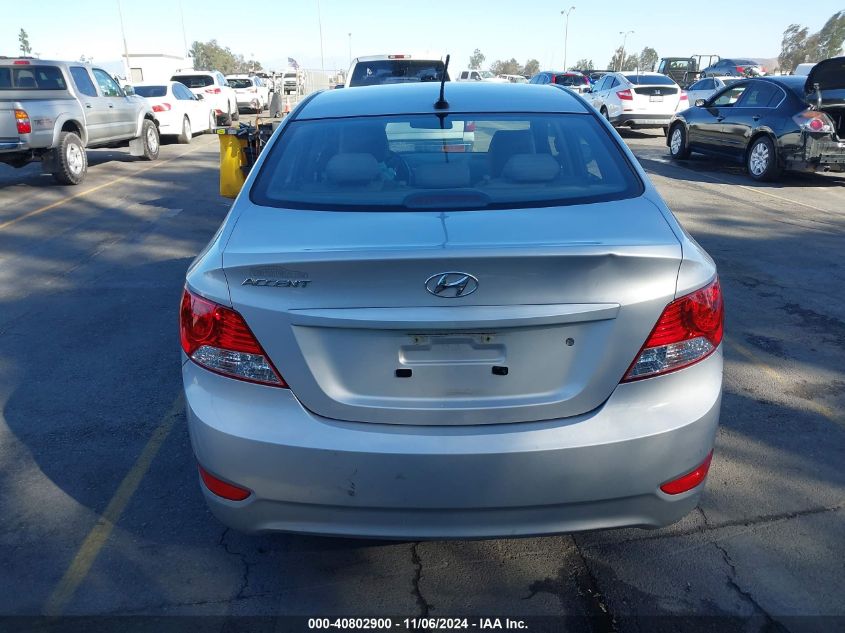 2014 Hyundai Accent Gls VIN: KMHCU4AE3EU591701 Lot: 40802900