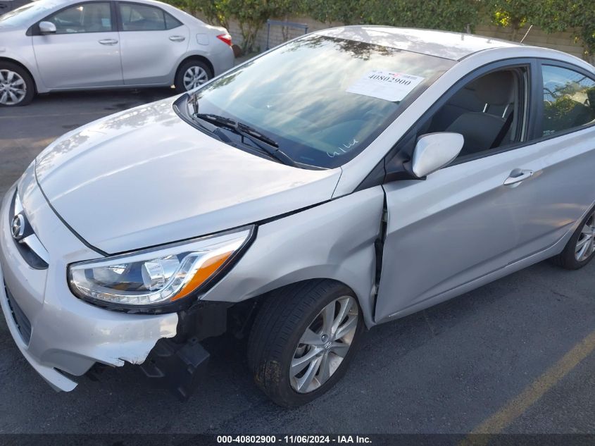 2014 Hyundai Accent Gls VIN: KMHCU4AE3EU591701 Lot: 40802900