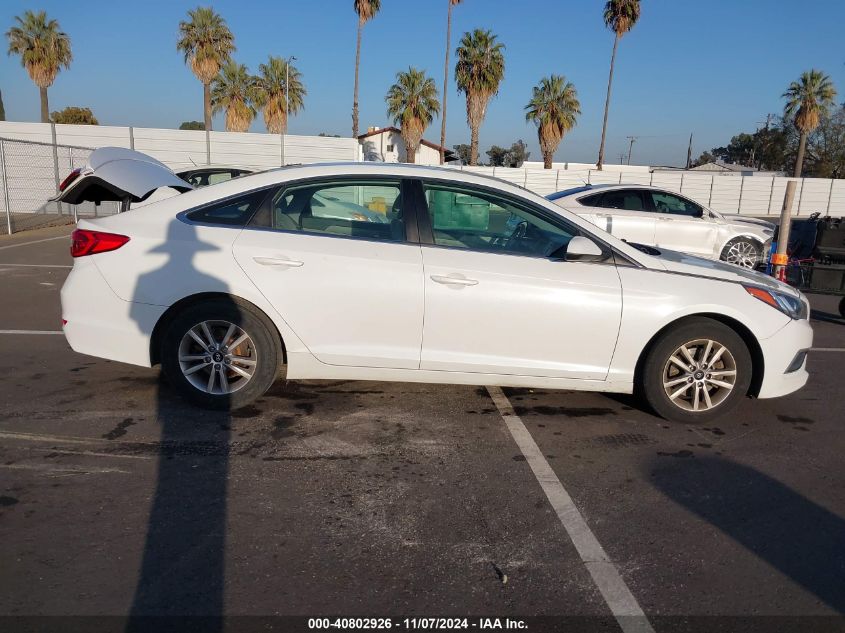 2016 Hyundai Sonata VIN: 5NPE24AF0GH398088 Lot: 40802926