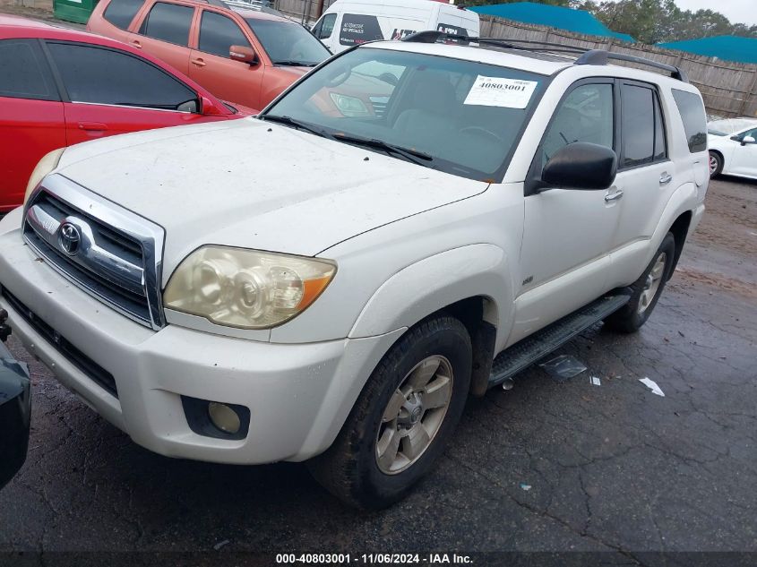 2007 Toyota 4Runner Sr5 V6 VIN: JTEZU14R970095626 Lot: 40803001