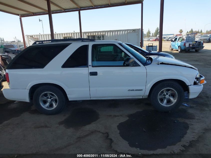 2002 Chevrolet Blazer Ls VIN: 1GNCS18W92K121193 Lot: 40803011