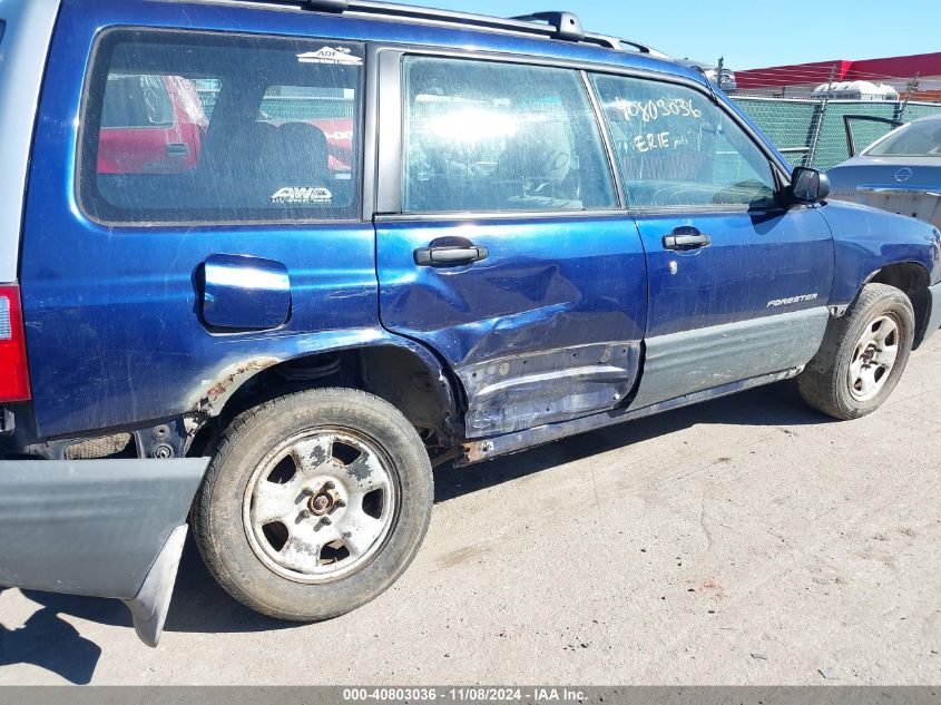 2001 Subaru Forester L VIN: JF1SF63561H757110 Lot: 40803036