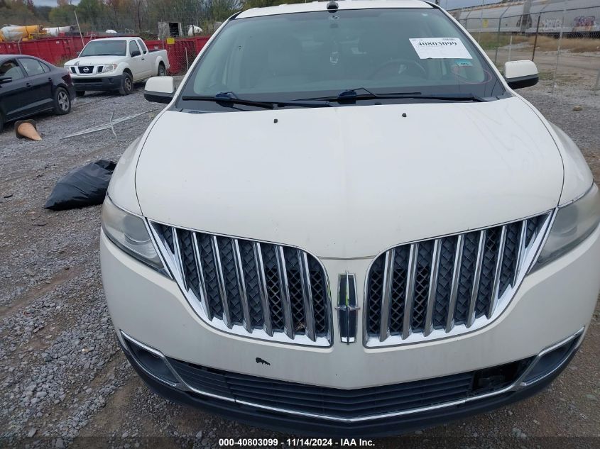 2013 Lincoln Mkx VIN: 2LMDJ6JK1DBL27738 Lot: 40803099