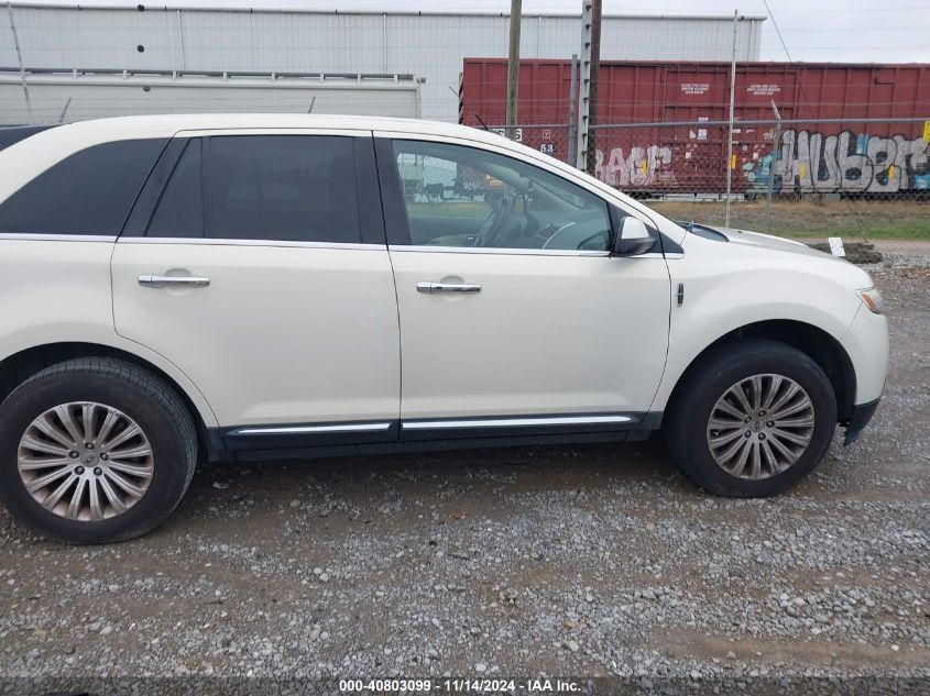 2013 Lincoln Mkx VIN: 2LMDJ6JK1DBL27738 Lot: 40803099