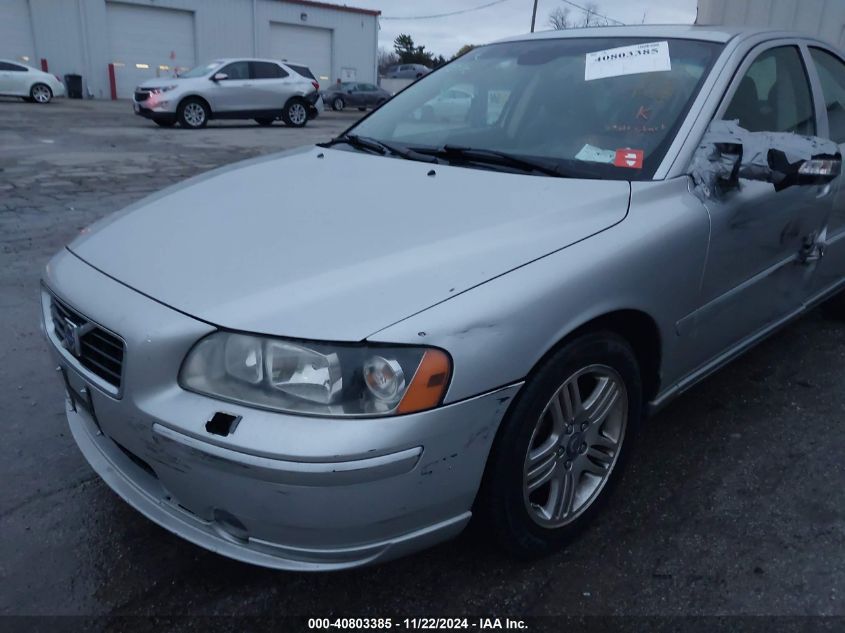 2007 Volvo S60 2.5T VIN: YV1RS592472644645 Lot: 40803385