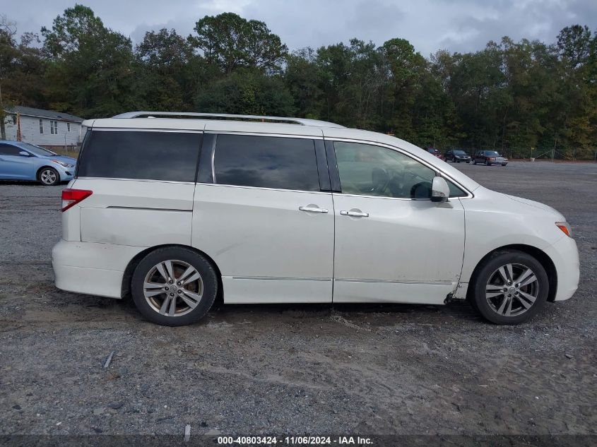 2013 Nissan Quest Sl VIN: JN8AE2KP0D9064864 Lot: 40803424