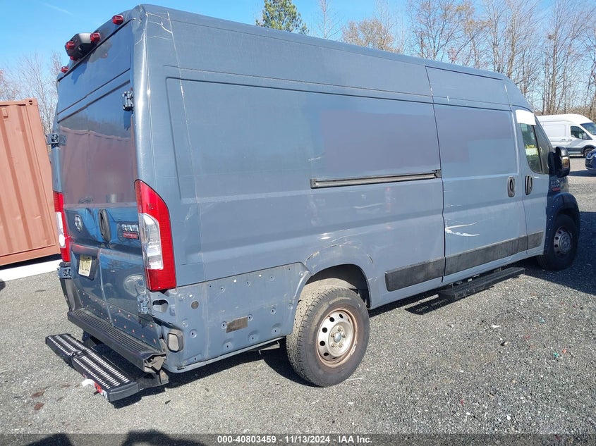 Vin: 3c6urvjg3ke556269, lot: 41293024, ram promaster 3500 cargo van high roof 159 wb ext 20194