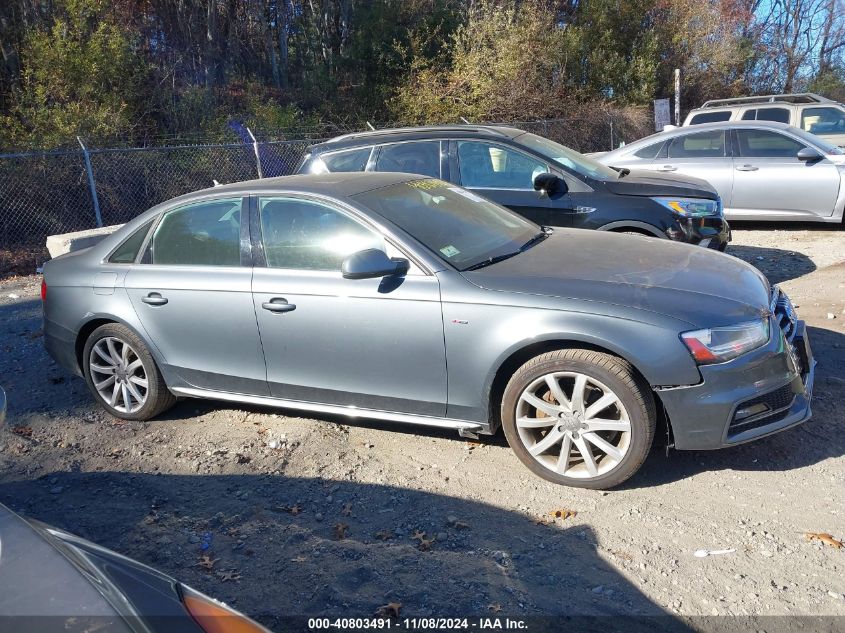 2014 Audi A4 2.0T Premium VIN: WAUBFAFL4EN014862 Lot: 40803491