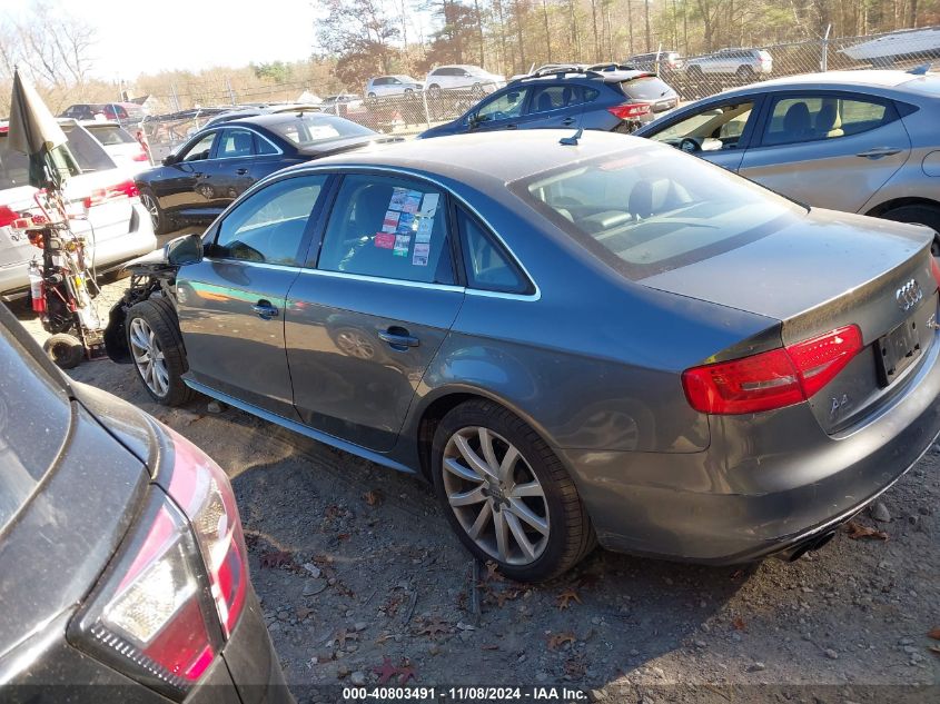 2014 Audi A4 2.0T Premium VIN: WAUBFAFL4EN014862 Lot: 40803491