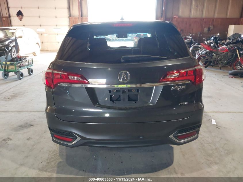 2016 Acura Rdx Acurawatch Plus Package VIN: 5J8TB4H34GL013910 Lot: 40803553