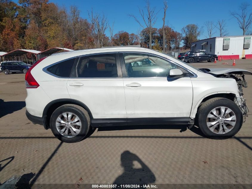 2014 Honda Cr-V Ex-L VIN: 5J6RM3H72EL014092 Lot: 40803557