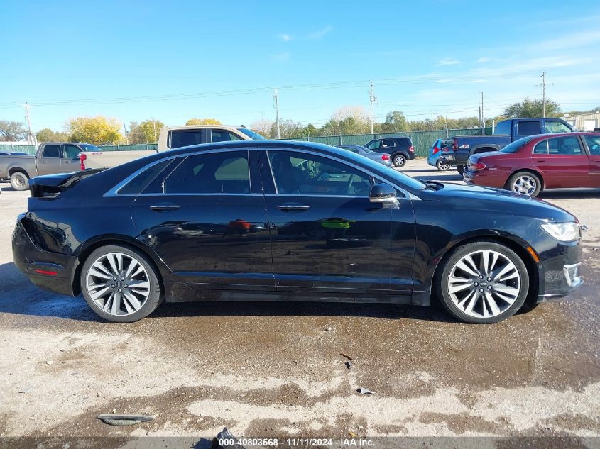 2017 Lincoln Mkz Select VIN: 3LN6L5C93HR6ZZ821 Lot: 40803568