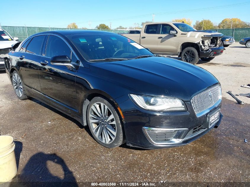 VIN 3LN6L5C93HR622821 2017 Lincoln MKZ, Select no.1