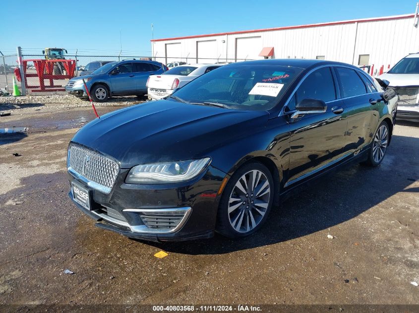 VIN 3LN6L5C93HR622821 2017 Lincoln MKZ, Select no.2