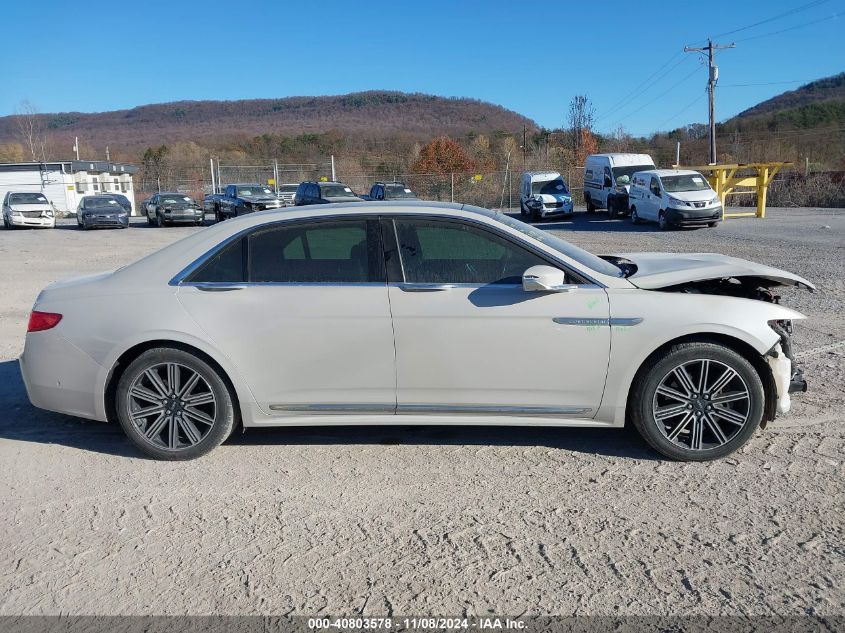 2019 Lincoln Continental Reserve VIN: 1LN6L9NP2K5602377 Lot: 40803578