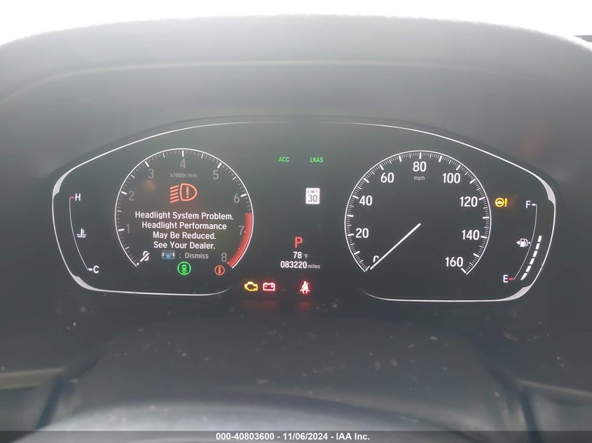 2020 HONDA ACCORD SPORT - 1HGCV1F31LA110609