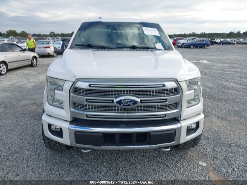 2015 Ford F-150 Platinum VIN: 1FTEW1EG7FFC71787 Lot: 40803642