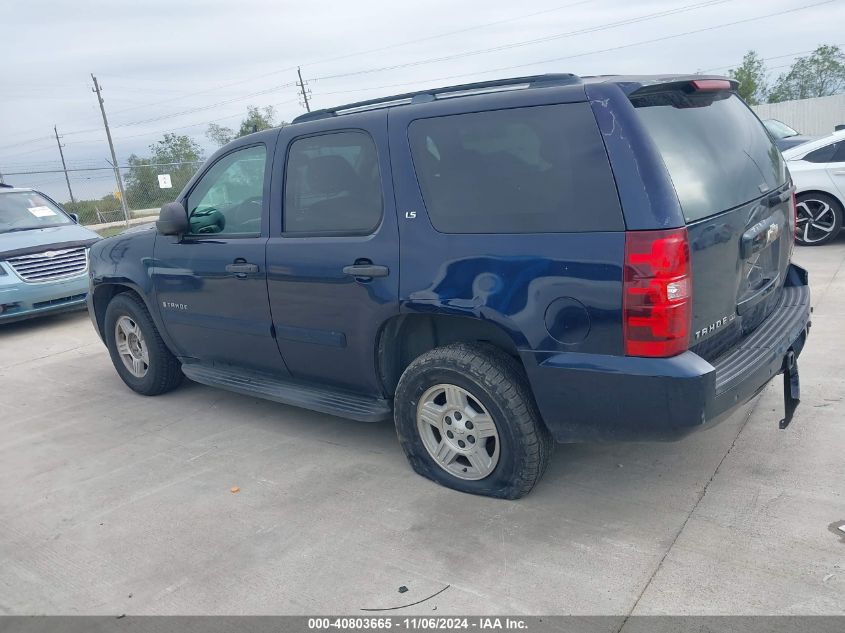 2009 Chevrolet Tahoe Ls VIN: 1GNEC13359R213910 Lot: 40803665