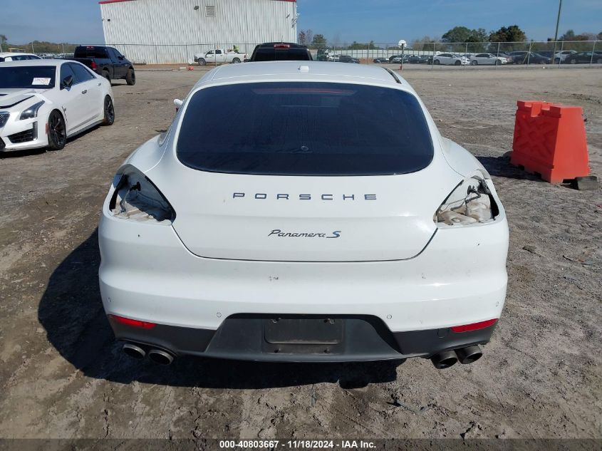 2014 Porsche Panamera S VIN: WP0AB2A78EL055856 Lot: 40803667