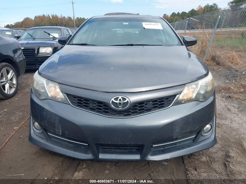 2013 Toyota Camry Se VIN: 4T1BF1FK2DU255779 Lot: 40803671