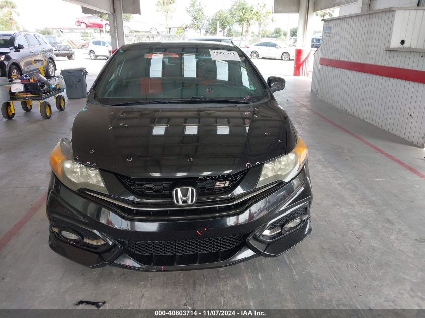 2015 Honda Civic Si VIN: 2HGFG4A59FH700449 Lot: 40803714