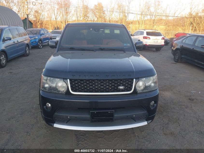 2012 Land Rover Range Rover Sport Supercharged VIN: SALSP2E42CA731144 Lot: 40803732