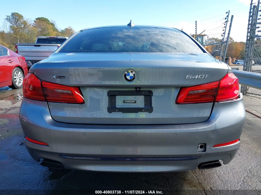 2018 BMW 540I xDrive VIN: WBAJE7C58JG891425 Lot: 40803738