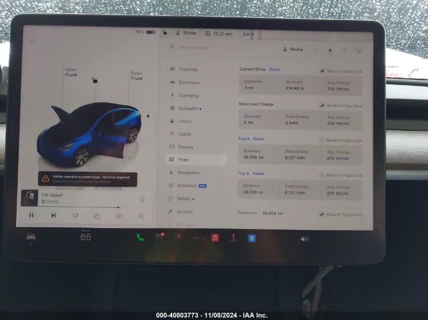 2022 TESLA MODEL Y - 7SAYGDEE2NA004473