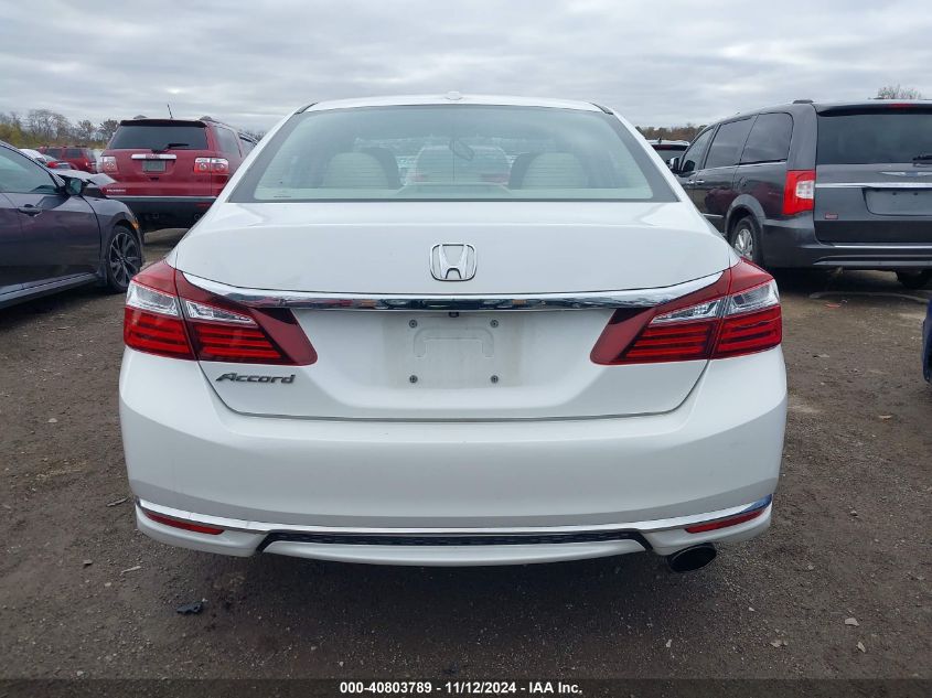 2016 Honda Accord Ex-L VIN: 1HGCR2F84GA023654 Lot: 40803789