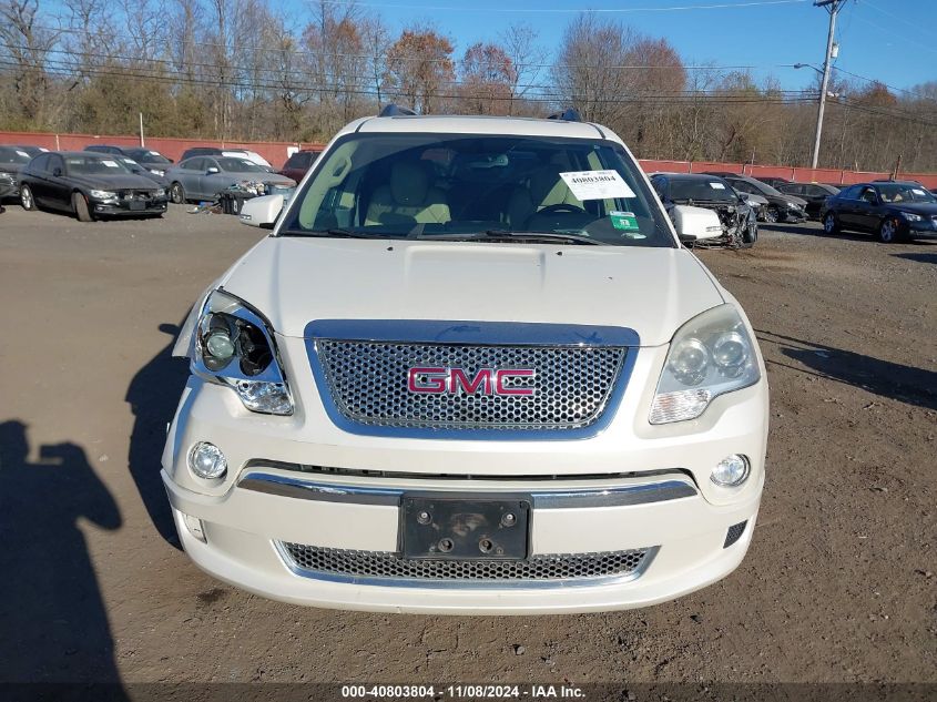 2012 GMC Acadia Denali VIN: 1GKKVTED4CJ322036 Lot: 40803804