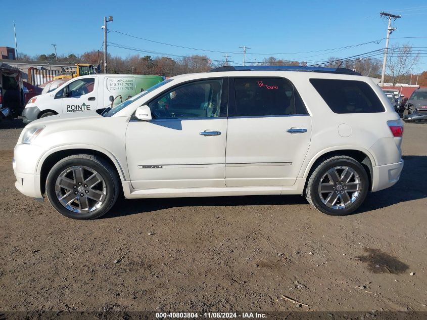 2012 GMC Acadia Denali VIN: 1GKKVTED4CJ322036 Lot: 40803804