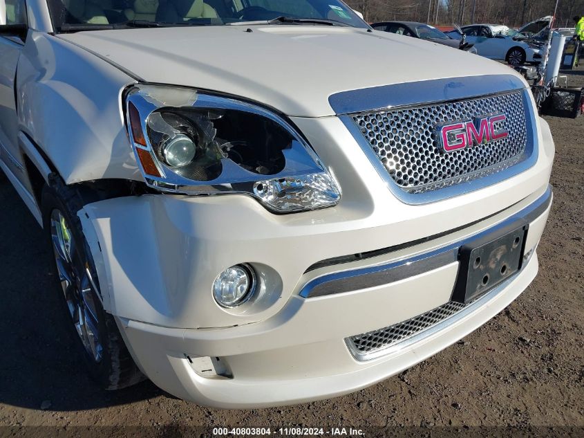 2012 GMC Acadia Denali VIN: 1GKKVTED4CJ322036 Lot: 40803804