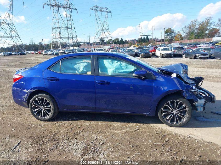 2015 Toyota Corolla S Premium VIN: 2T1BURHE2FC262473 Lot: 40803818