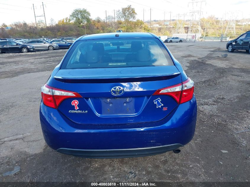 2015 Toyota Corolla S Premium VIN: 2T1BURHE2FC262473 Lot: 40803818