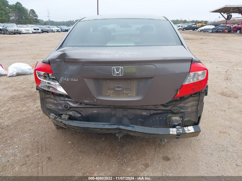 2012 Honda Civic Ex VIN: 2HGFB2F87CH535907 Lot: 40803832