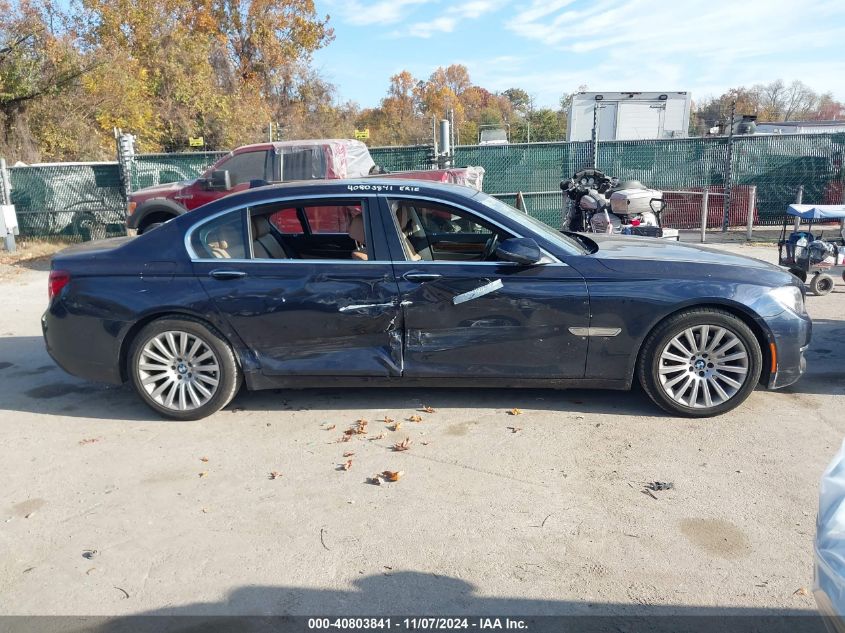 2013 BMW 740Li VIN: WBAYE4C55DDW22561 Lot: 40803841