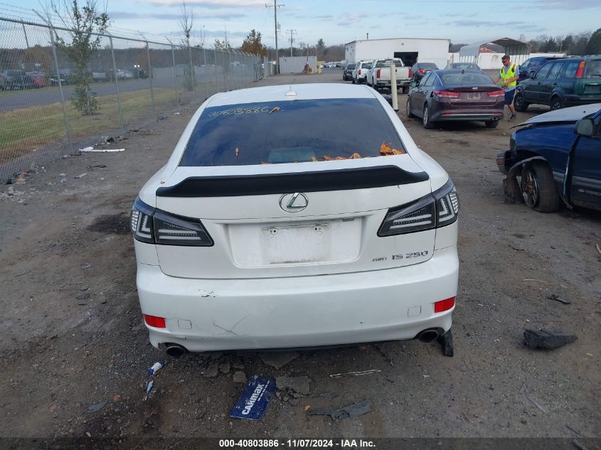 2012 Lexus Is 250 VIN: JTHCF5C23C5059491 Lot: 40803886