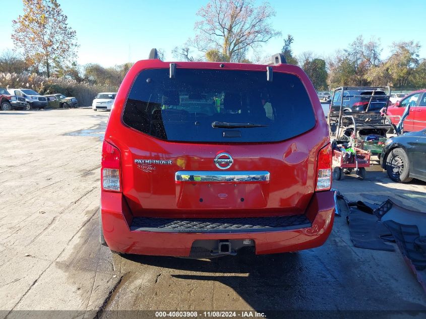 2011 Nissan Pathfinder Sv VIN: 5N1AR1NN7BC619034 Lot: 40803908