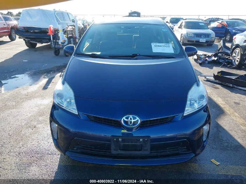 2013 Toyota Prius Three VIN: JTDKN3DU6D1634647 Lot: 40803922