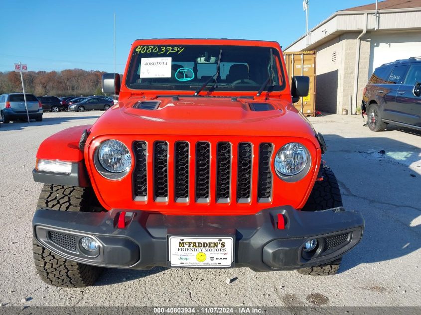 2023 Jeep Gladiator Rubicon 4X4 VIN: 1C6JJTBG4PL581421 Lot: 40803934