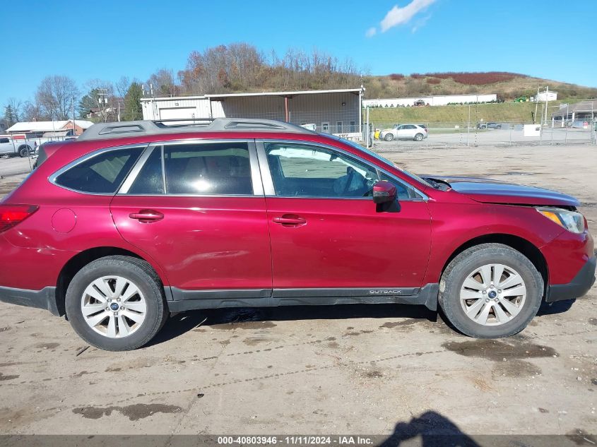 2015 Subaru Outback 2.5I Premium VIN: 4S4BSBFC3F3283206 Lot: 40803946