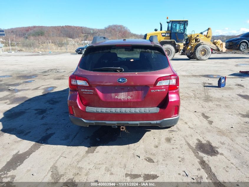 2015 Subaru Outback 2.5I Premium VIN: 4S4BSBFC3F3283206 Lot: 40803946