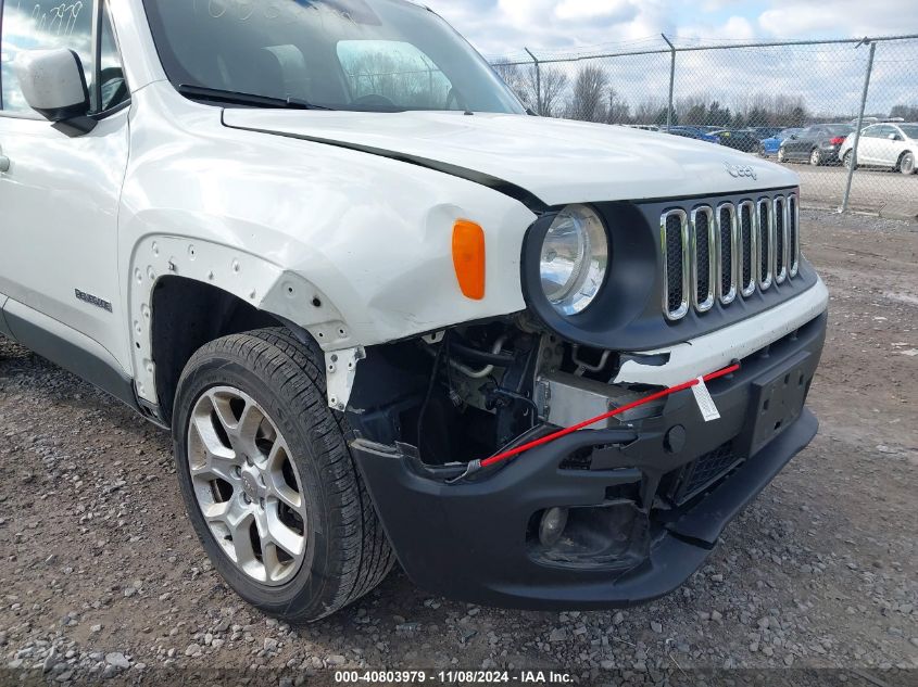 2017 Jeep Renegade Latitude 4X4 VIN: ZACCJBBB8HPG24834 Lot: 40803979