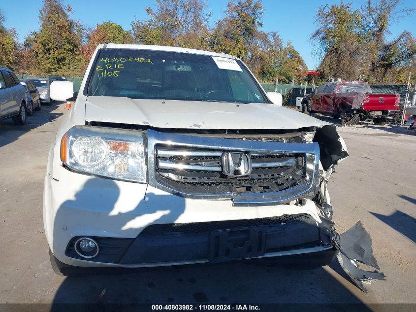 2014 Honda Pilot Touring VIN: 5FNYF4H97EB036630 Lot: 40803982